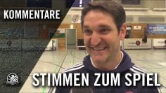 Die Stimmen zum Spiel (FC Carl Zeiss Jena – 1. FC Nürnberg, U17 B-Junioren, Finale, Range Bau Cup)