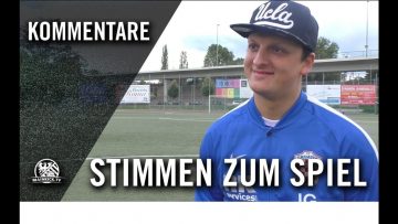 Die Stimmen zum Spiel | FC Croatia Frankfurt – FC Posavina Frankfurt ( Kreisoberliga Frankfurt)