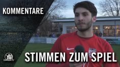 Die Stimmen zum Spiel | FC Deisenhofen – TSV 1880 Wasserburg (27. Spieltag, Landesliga Südost)