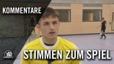 Die Stimmen zum Spiel | FC Deisenhofen – GO Rhein-Main Futsal (9. Spieltag, Futsal Regionalliga)