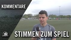 Die Stimmen zum Spiel | FC Deisenhofen III – TSV Brunnthal II (21. Spieltag, A-Klasse 4)