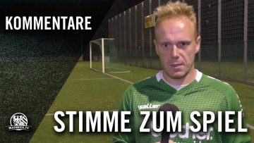 Die Stimmen zum Spiel | FC Eddersheim – FV Bad Vilbel (16. Spieltag, Hessenliga)