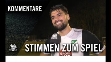 Die Stimmen zum Spiel | FC Eddersheim II -RSV Weyer (13. Spieltag, Gruppenliga Wiesbaden)