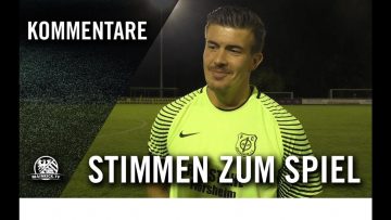 Die Stimmen zum Spiel | FC Eddersheim – Viktoria Kelsterbach (11. Spieltag, Verbandsliga Süd)