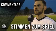 Die Stimmen zum Spiel (FC Eddersheim – Germania Schwanheim, Kreispokalfinale) | MAINKICK.TV