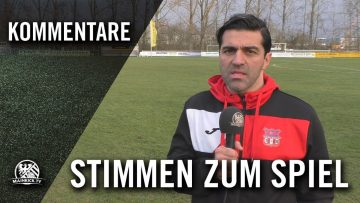 Die Stimmen zum Spiel | FC Eddersheim – Türk Gücü Friedberg (26. Spieltag, Hessenliga)
