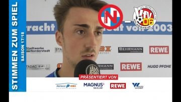 Die Stimmen zum Spiel | FC Eintracht Norderstedt – VfV Borussia 06 Hildesheim (31. Spieltag)