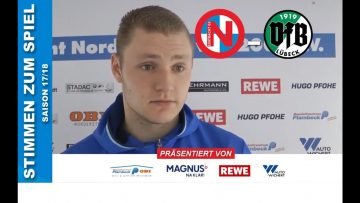 Die Stimmen zum Spiel | FC Eintracht Norderstedt – VfB Lübeck (29. Spieltag, Regionalliga Nord)