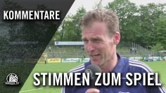 Die Stimmen zum Spiel (FC Eintracht Norderstedt – SV Halstenbek-Rellingen, Finale, Pokal)