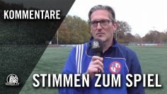 Die Stimmen zum Spiel (FC Eintracht Norderstedt – SC Victoria Hamburg, U19 A-Junioren, RL Nord)