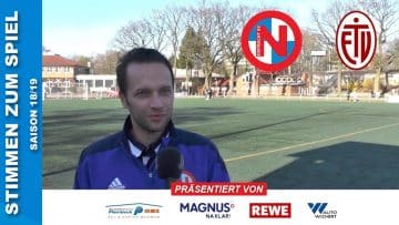 Die Stimmen zum Spiel | FC Eintracht Norderstedt – Eimsbütteler TV (17. Spieltag, U16 Oberliga)