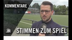 Die Stimmen zum Spiel | FC Eintracht Lokstedt U19 – SC Victoria Hamburg U19