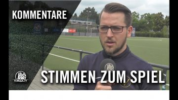 Die Stimmen zum Spiel | FC Eintracht Lokstedt U19 – SC Victoria Hamburg U19