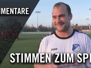 Die Stimmen zum Spiel | FC Grimma – VfB 1921 Krieschow (NOFV-Oberliga Süd, 13. Spieltag)