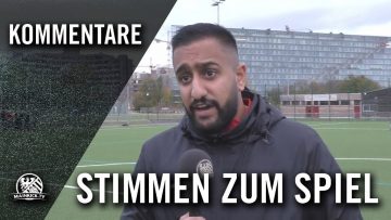 Die Stimmen zum Spiel | FC Heisenrath – SC Goldstein (16. Spieltag, Kreisliga A Frankfurt Gr. 2)