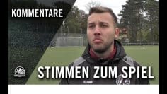 Die Stimmen zum Spiel | FC Hertha 03 Zehlendorf – BFC Dynamo (U17 B-Junioren, Testspiel)