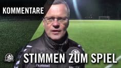 Die Stimmen zum Spiel (FC Hertha 03 Zehlendorf – Berliner AK 07, Achtelfinale, Berliner-Pokal)