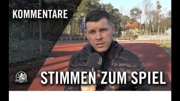 Die Stimmen zum Spiel | FC Hertha 03 Zehlendorf – FSV Optik Rathenow (22. Spieltag, NOFV-Oberliga)