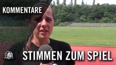 Die Stimmen zum Spiel (FC Hertha 03 Zehlendorf – 1. FC Union Berlin, U15 C-Juniorinnen, Berliner)