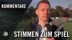 Die Stimmen zum Spiel (FC Hertha 03 Zehlendorf – Hertha BSC II, U15 C-Junioren)  | SPREEKICK.TV