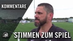 Die Stimmen zum Spiel (FC Inde Hahn – Hilal-Maroc Bergheim, Mittelrheinliga) | RHEINKICK.TV