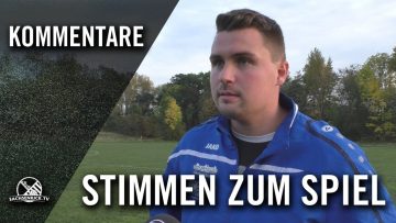 Die Stimmen zum Spiel | FC International Leipzig II – SG Motor Gohlis-Nord (3. Runde Kreispokal)