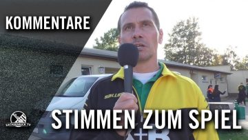Die Stimmen zum Spiel | FC International Leipzig – FC Einheit Rudolstadt  (NOFV-Oberliga Süd)