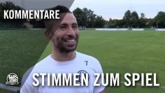 Die Stimmen zum Spiel | FC Kalbach – VfB 1900 Giessen (Testspiel)