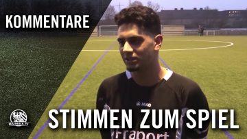 Die Stimmen zum Spiel (FC Kalbach – SG Riederwald, U19 A-Junioren, Kreisklasse, Kreis Frankfurt)