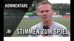 Die Stimmen zum Spiel | FC Kray – DJK TuS Hordel (Testspiel)