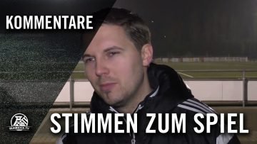 Die Stimmen zum Spiel (FC Kray – DJK Arminia Klosterhardt, U19 A-Junioren, Niederrheinliga)