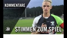 Die Stimmen zum Spiel | FC Kray – Rot-Weiss Essen (1. Runde, Niederrheinpokal)