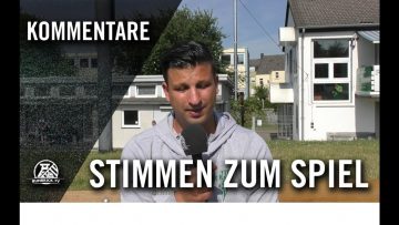 Die Stimmen zum Spiel | FC Kray – SV Genc Osman Duisburg (34. Spieltag, Landesliga Staffel 2)