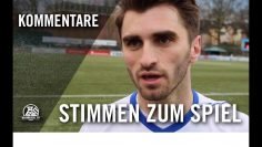 Die Stimmen zum Spiel | FC Kray – SV Burgaltendorf (18. Spieltag, Landesliga, Gruppe 2)