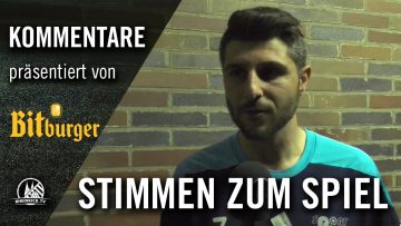 Die Stimmen zum Spiel (FC Leverkusen – FC Pesch, Halbfinale, Bitburger-Pokal 2016/2017, Kreis Köln)