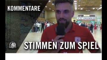 Die Stimmen zum Spiel | FC Liria – TSV Weilimdorf (Deutsche Futsal-Meisterschaft, Halbfinale)