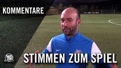 Die Stimmen zum Spiel (FC Neu-Anspach – FG Seckbach, Gruppenliga Frankfurt, Gruppe West)