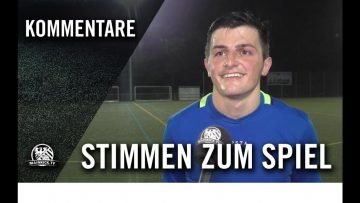 Die Stimmen zum Spiel | FC Neu-Isenburg – FC Offenthal (3. Runde, Kreispokal Offenbach)