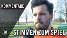 Die Stimmen zum Spiel (FC Neuenfelde – Zonguldakspor, Kreisliga 1) | ELBKICK.TV