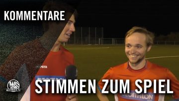 Die Stimmen zum Spiel| FC Offenthal – Germ. Klein-Krotzenburg (Viertelfinale, Kreispokal Offenbach)