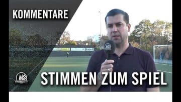 Die Stimmen zum Spiel | FC Pesch 1956 – VfL Vichttal 08 (1. Runde,  Pokal)