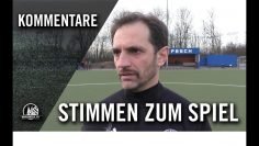 Die Stimmen zum Spiel | FC Pesch – FC Blau-Weiß Friesdorf (18. Spieltag, Mittelrheinliga)