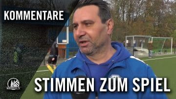 Die Stimmen zum Spiel (FC Pesch II – S.u.S. Nippes 12, Kreisliga B, Staffel 1, Kreis Köln)
