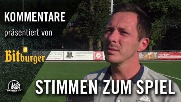 Die Stimmen zum Spiel (FC Pesch – SV Deutz 05, Finale, Bitburger-Pokal 2016/17, Kreis Köln)