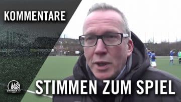 Die Stimmen zum Spiel (FC Pesch U19 – SC Weiler-Volkhoven, Testspiel) | RHEINKICK.TV