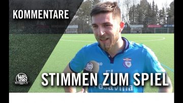 Die Stimmen zum Spiel | FC Posavina Frankfurt – FC Croatia Frankfurt (Kreisoberliga Frankfurt)