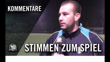 Die Stimmen zum Spiel | FC Posavina Frankfurt – SG Westend Frankfurt (20. Spieltag, Kreisoberliga)