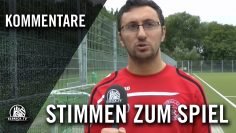 Die Stimmen zum Spiel (FC Roland Wedel II – Cosmos Wedel, Kreisliga 7) | ELBKICK.TV