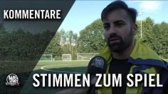 Die Stimmen zum Spiel | FC Schwalbach – Türkücü Frankfurt (Testspiel)