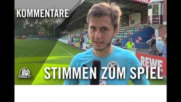 Die Stimmen zum Spiel FC St. Pauli U23 – BSV S-W Rehden (10. Spieltag, Regionalliga Nord)